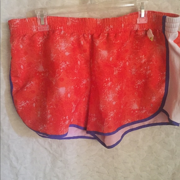 Danskin now orange/white/blue short lady sz xxl - Picture 4 of 10